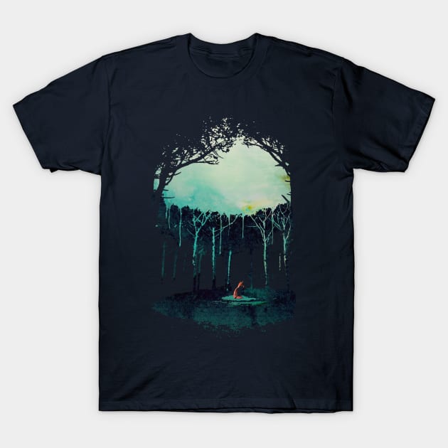 Deep In The Forest T-Shirt by astronaut